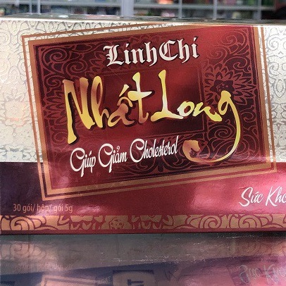 Linh chi Nhất Long - Ổn định đường huyết,  giảm cholesterol ổn định huyết áp, giảm mỡ máu, Trà linh chi chất long