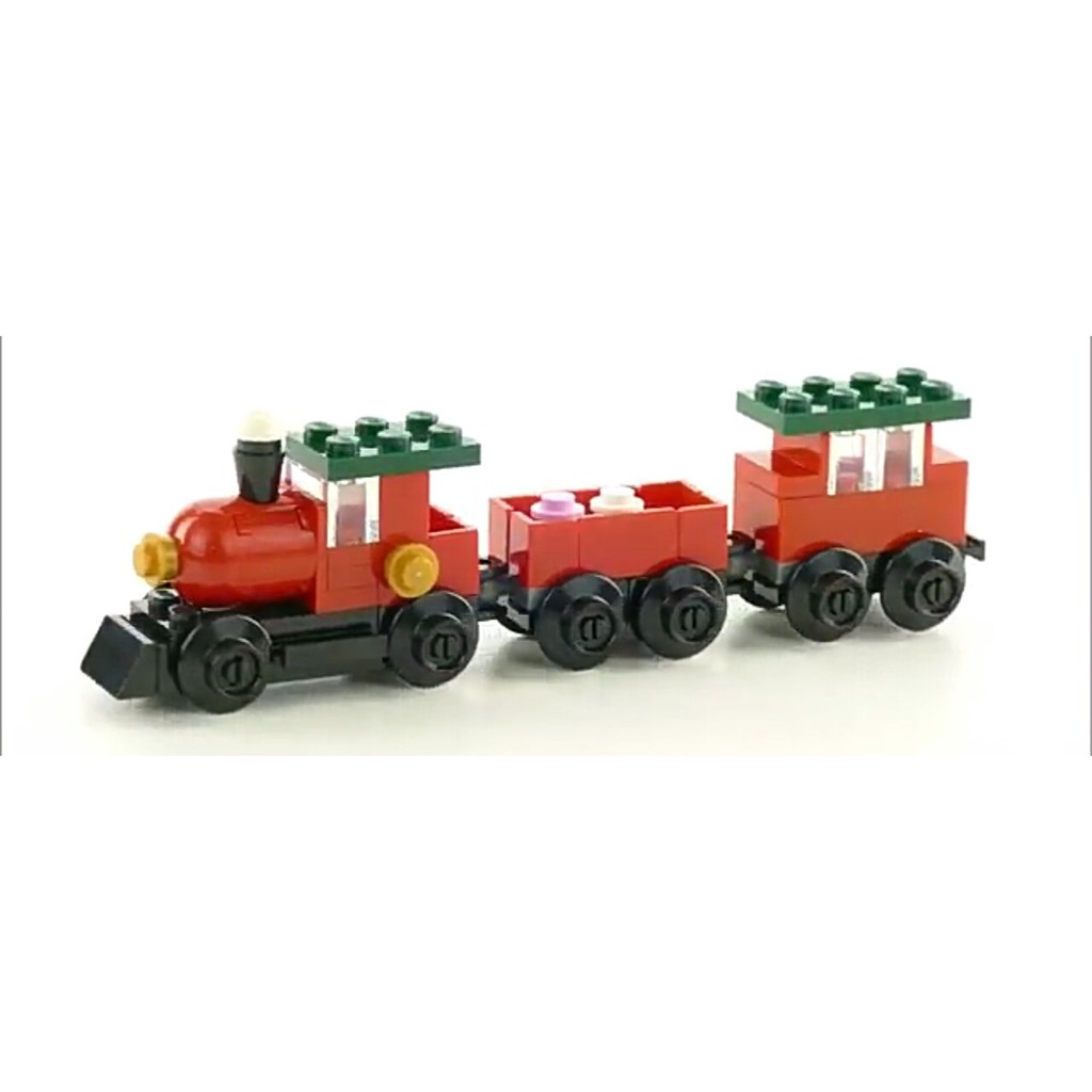 Túi lắp ráp Lego Đoàn tàu Giáng Sinh _LEGO Creator Christmas Train 30543 polybag