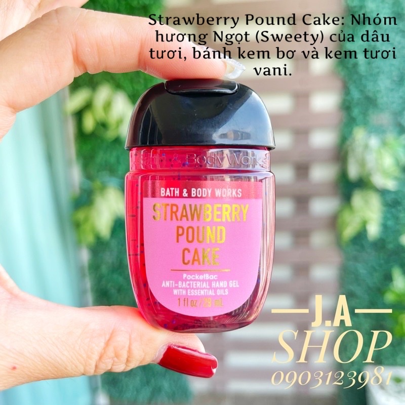 (Nhóm Mùi Ngọt) Nước Rửa Tay Khô Bath &amp; Body Works Dung Tích 29ml (JA Shop)