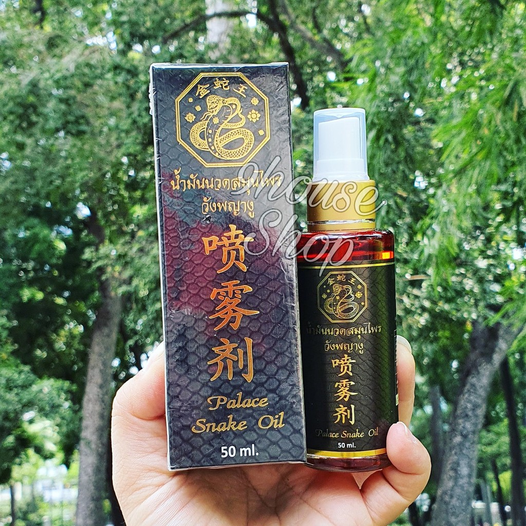 01 Chai Dầu Xịt PALACE SNAKE OIL Xoa Bóp Cơ Xương Khớp Thái Lan 50ml