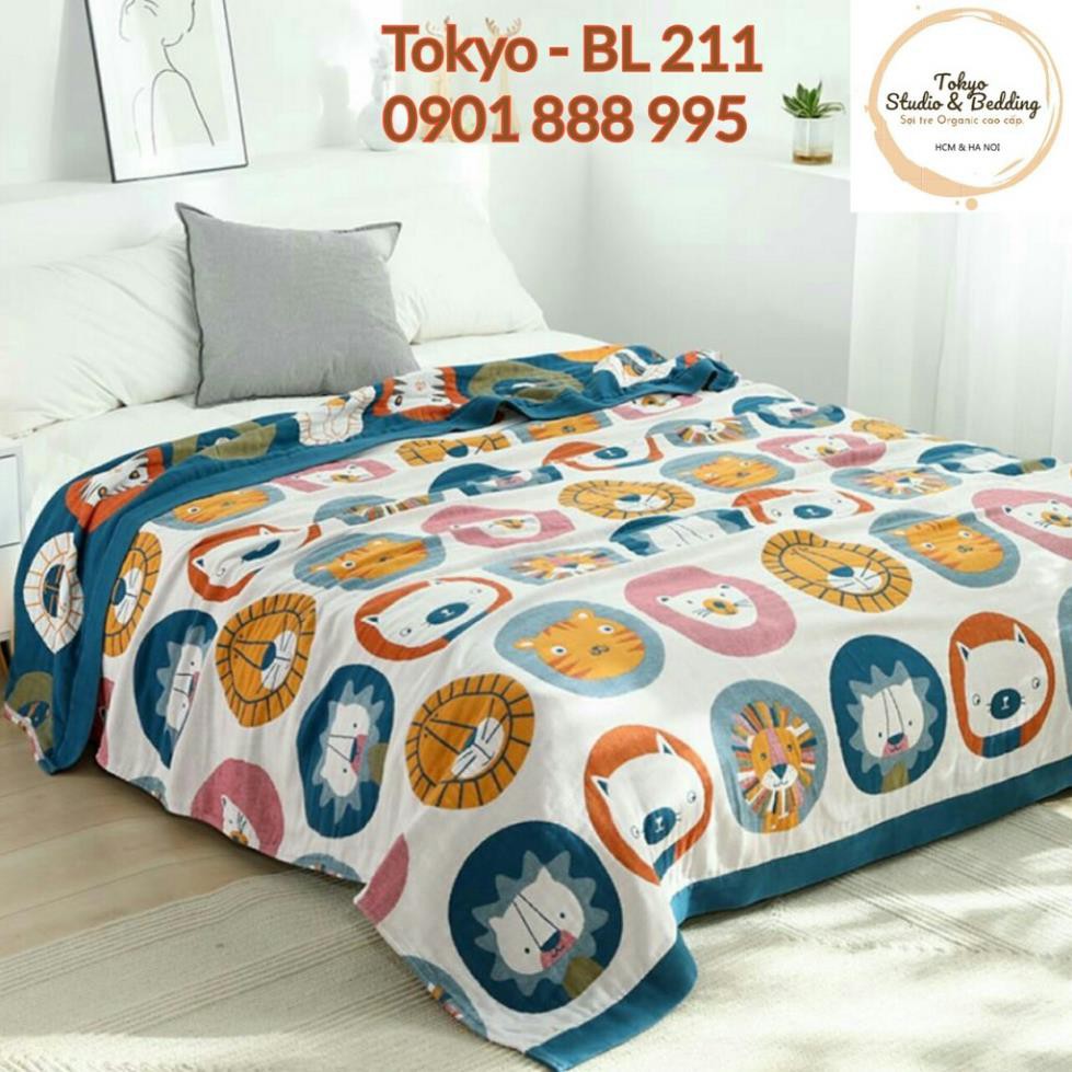 S20_Chăn Thu Xô Cotton Sợi tre Organic_Dòng Cao cấp siêu kháng khuẩn