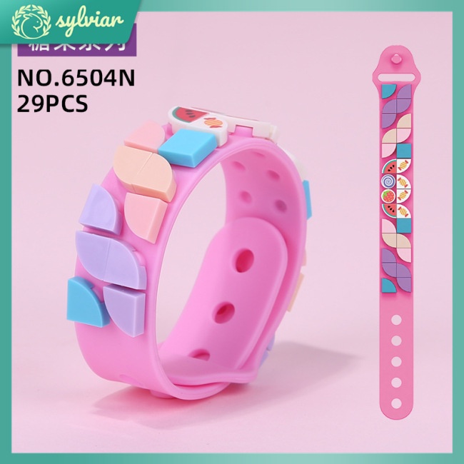 [sylviar] Ollie 【Hàng Có Sẵn】Dây Đeo Tay Lego Dạng Khối Có Thể Điều Chỉnh DIY Cho Trẻ Em