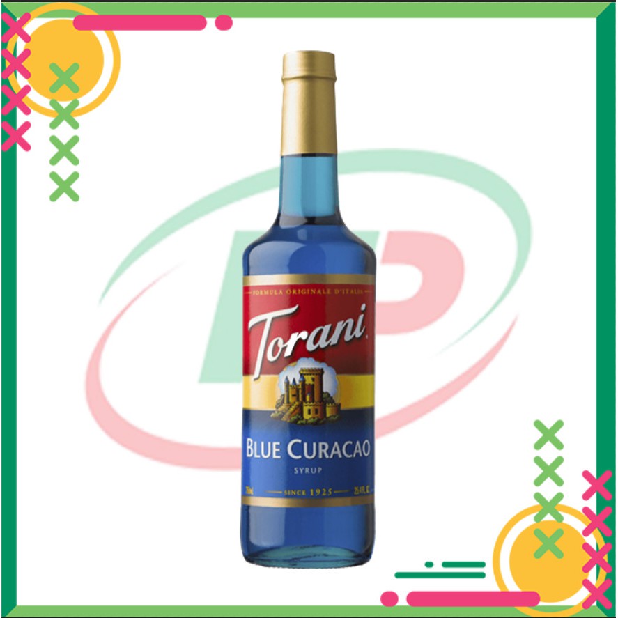 ⭐️ Siro / Syrup TORANI Vỏ Cam Blue Curacao 750ml - SP000263