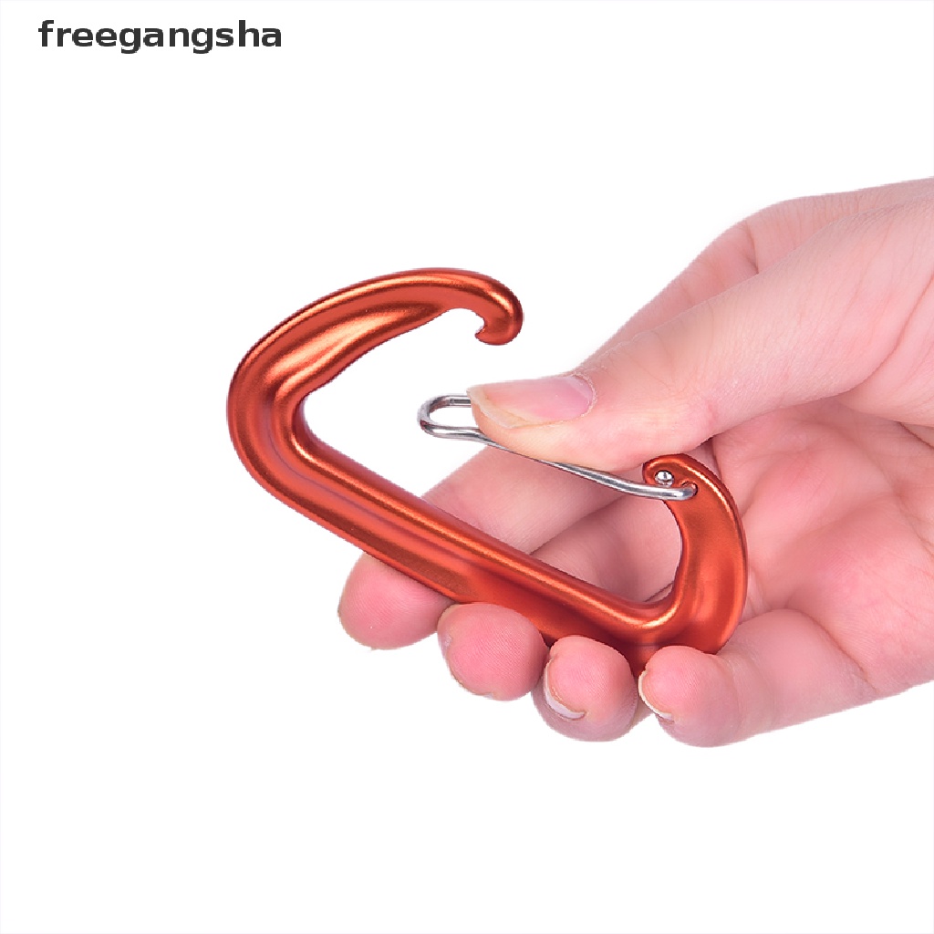 [FREG] 7075 Aluminum Climbing Buckle 12KN Hammock Safety Balance Carabiner Clasp FDH