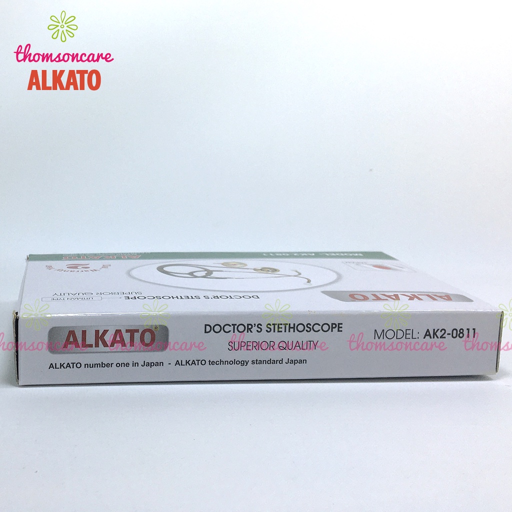 Ống nghe y tế Alkato từ Nhật Bản, tai nghe 2 mặt cho bác sĩ nghe nhịp tim mạch Doctor Stethoscope cho bé