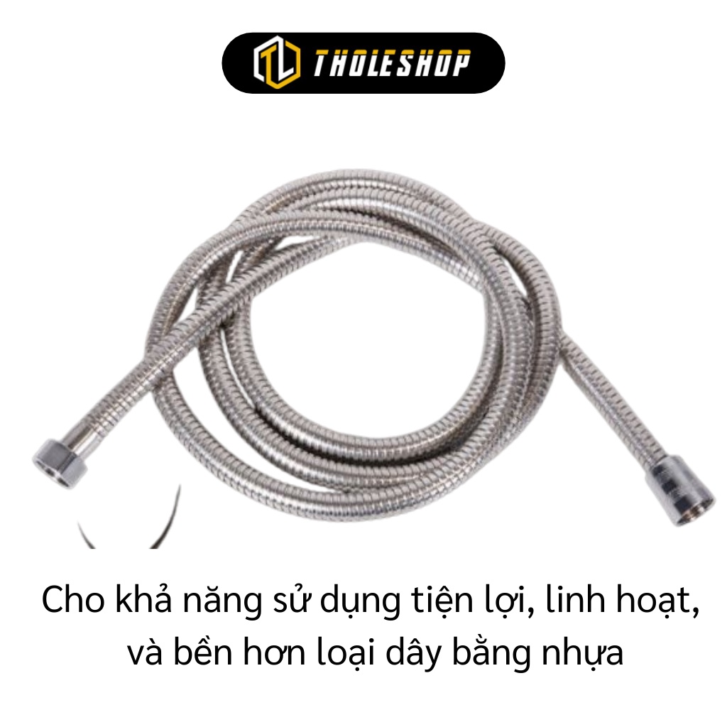 Dây Sen - Dây Cấp Nước Vòi Hoa Sen Thiết Kế 2 Đầu Đảo Ngược, Chống Rơi Ra  6049