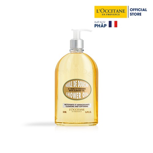Dầu tắm Hạnh Nhân Almond shower oil 500ml L'occitane