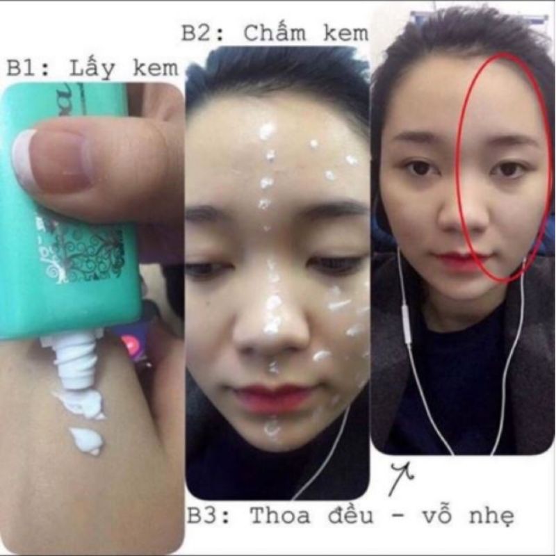 Kem trang điểm làm trắng da thảo mộc  BB Spapro 40g