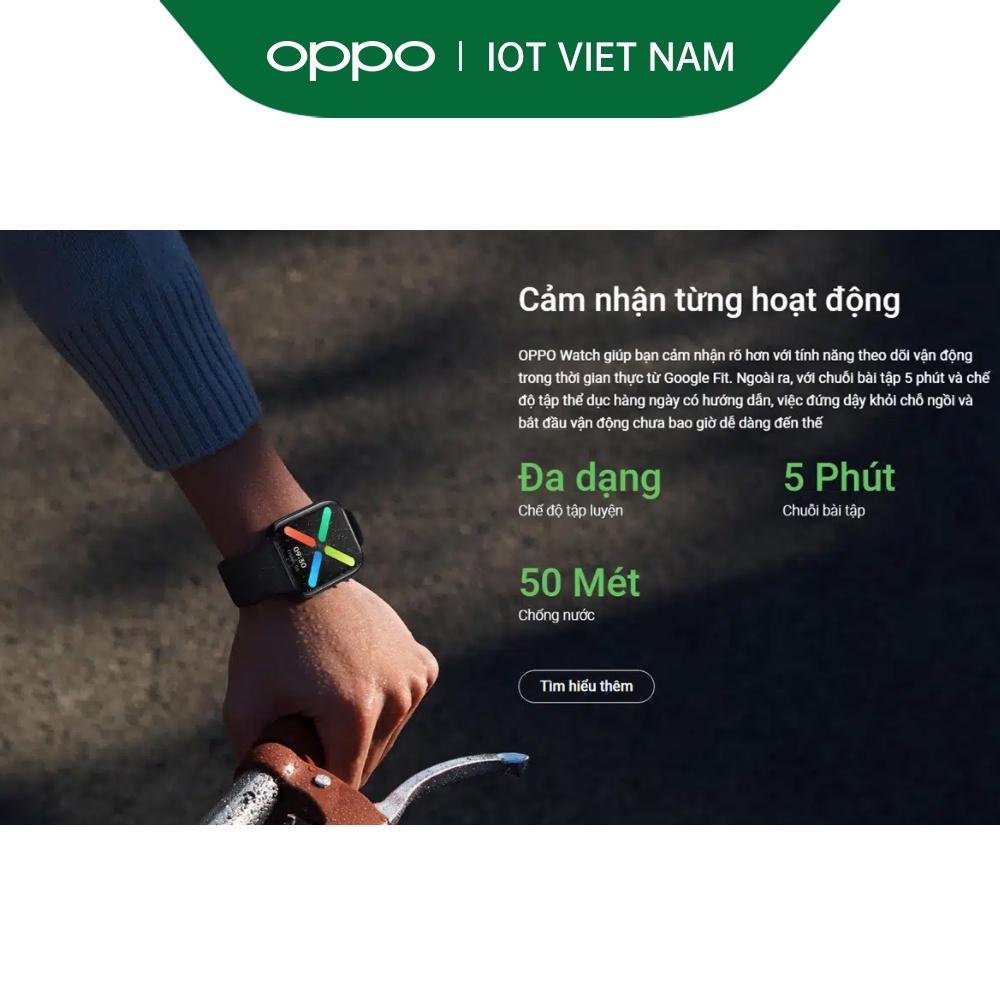 Đồng hồ OPPO Watch 41mm- Hàng Chính Hãng