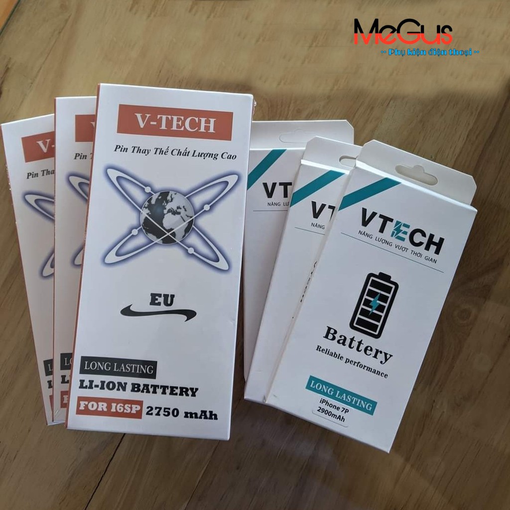 Pin iphone EU chính hãng VTech từ 5G - 11Promax