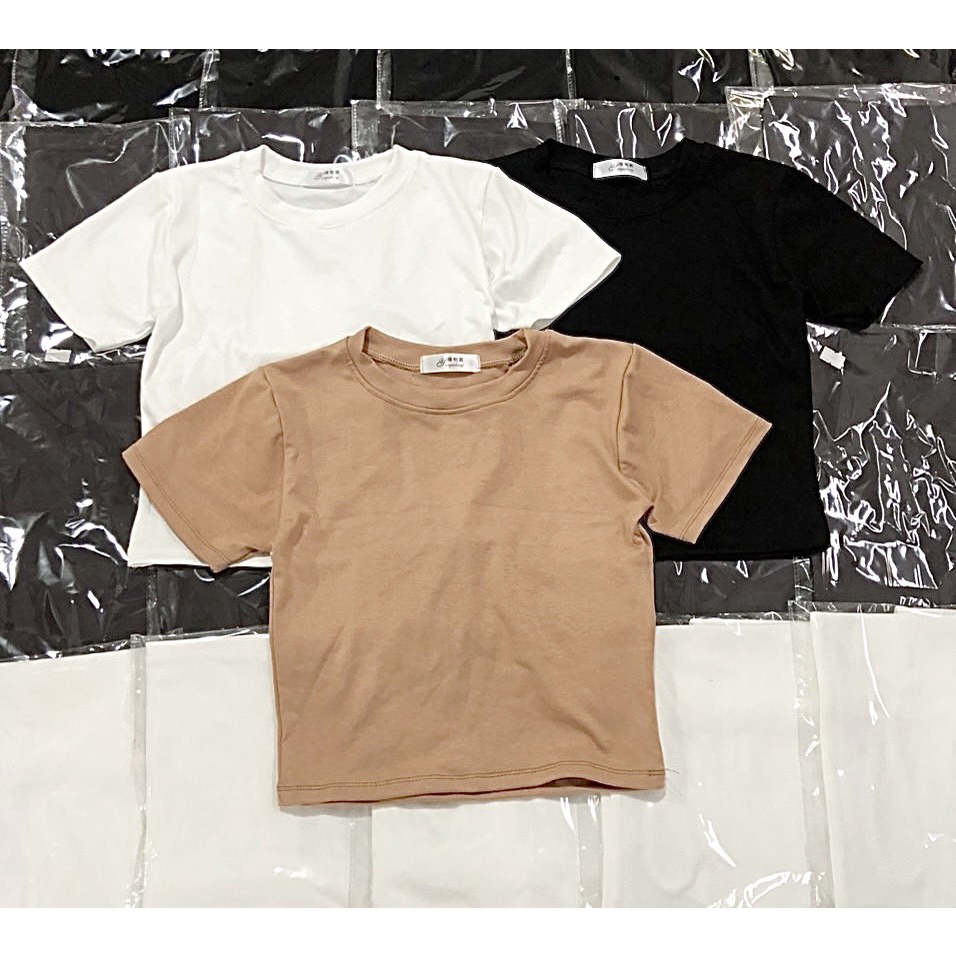 [Ảnh thật/Video] Áo croptop thun zip cổ tròn - 29feb.closet - A42