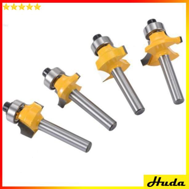 Bộ mũi phay gỗ bo cạnh góc tròn -  đồ làm mộc