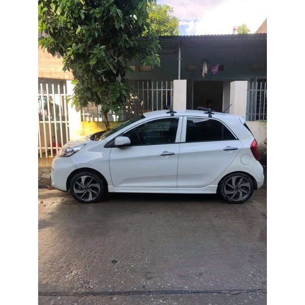 Giá nóc xe Kia Morning ⚡ HÀNG CAO CẤP ⚡ Baga mui ô tô chất liệu hợp kim nhôm nhẹ bền, chịu tải cao