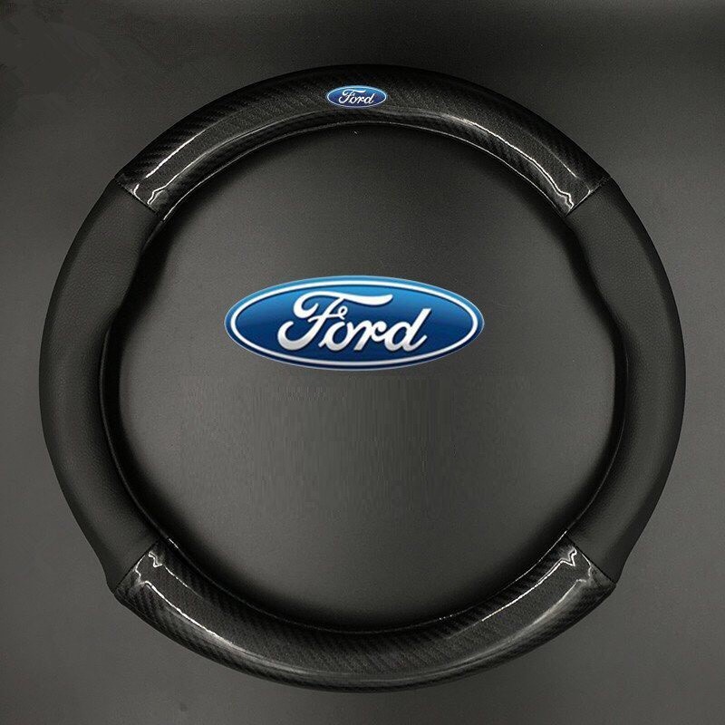 Bọc vô lăng Ford Ecosport, Escape, Everest, Ranger, Focus, Transit, Fiesta, Trùm vô lăng cacbon bảo vệ vô lăng