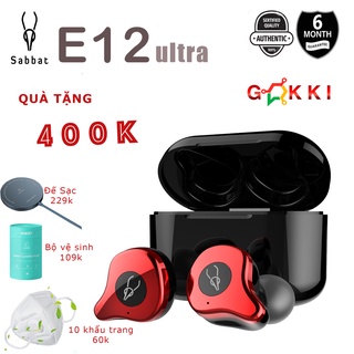 Tai nghe không dây Bluetooth Sabbat E12 Ultra True Wireless không dây hoàn toàn - sang trọng - sạc không dây