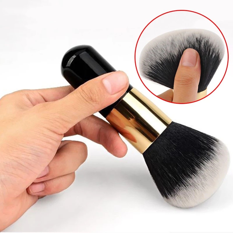 1 Cọ Trang Điểm 12cm Lông Mềm Dùng Đánh Phấn Nền/Má Hồng Cho Nữ