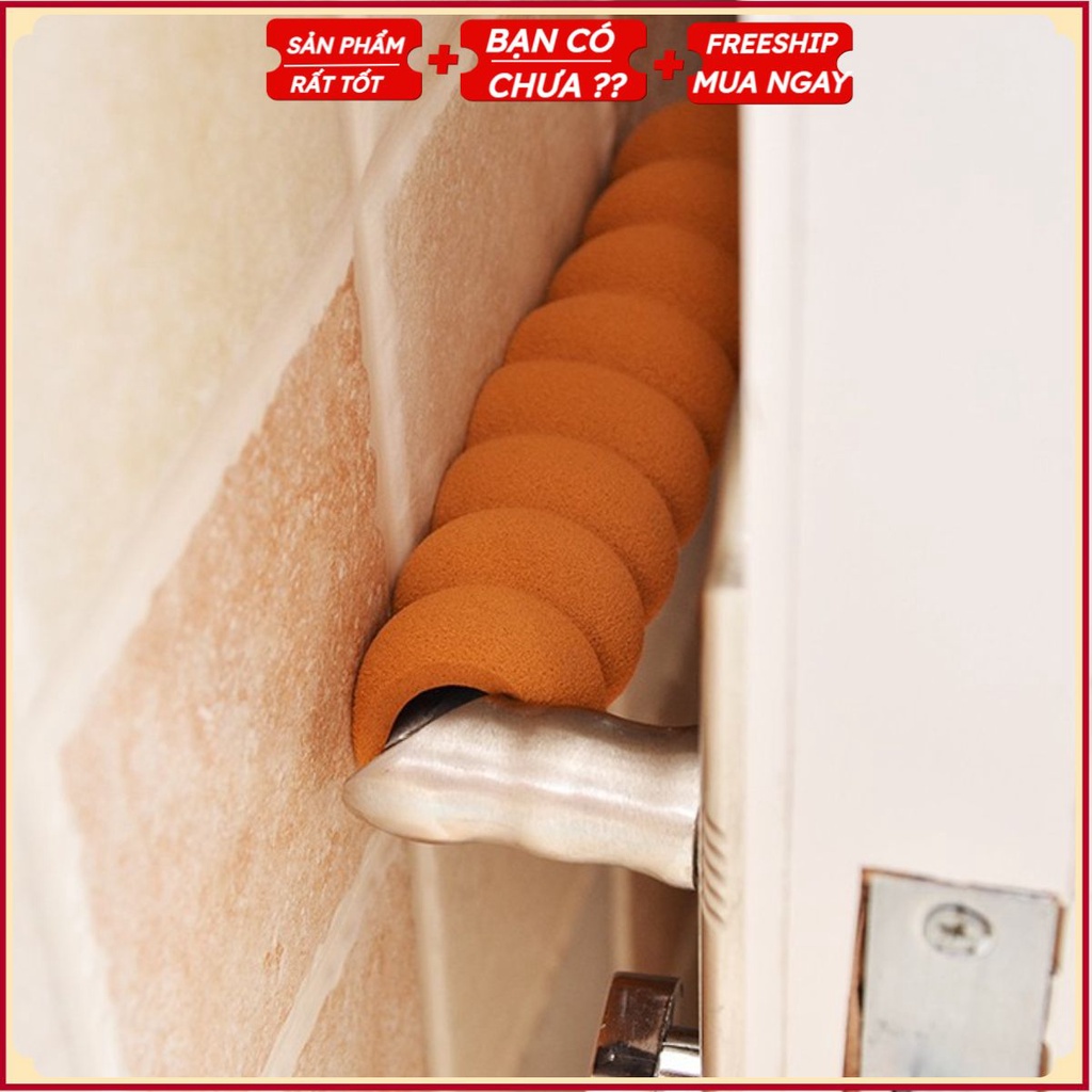 [Chọn Màu] Bọc Tay Nắm Cửa Chống Va Đập Bảo Vệ Tường Và Tay Nắm Cửa CDS1112