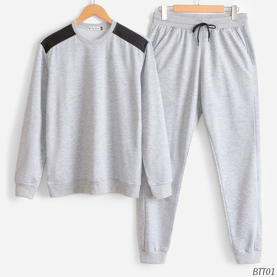 Bộ thể thao nam chất nỉ kiểu dáng trẻ trung thời trang VICERO | BigBuy360 - bigbuy360.vn