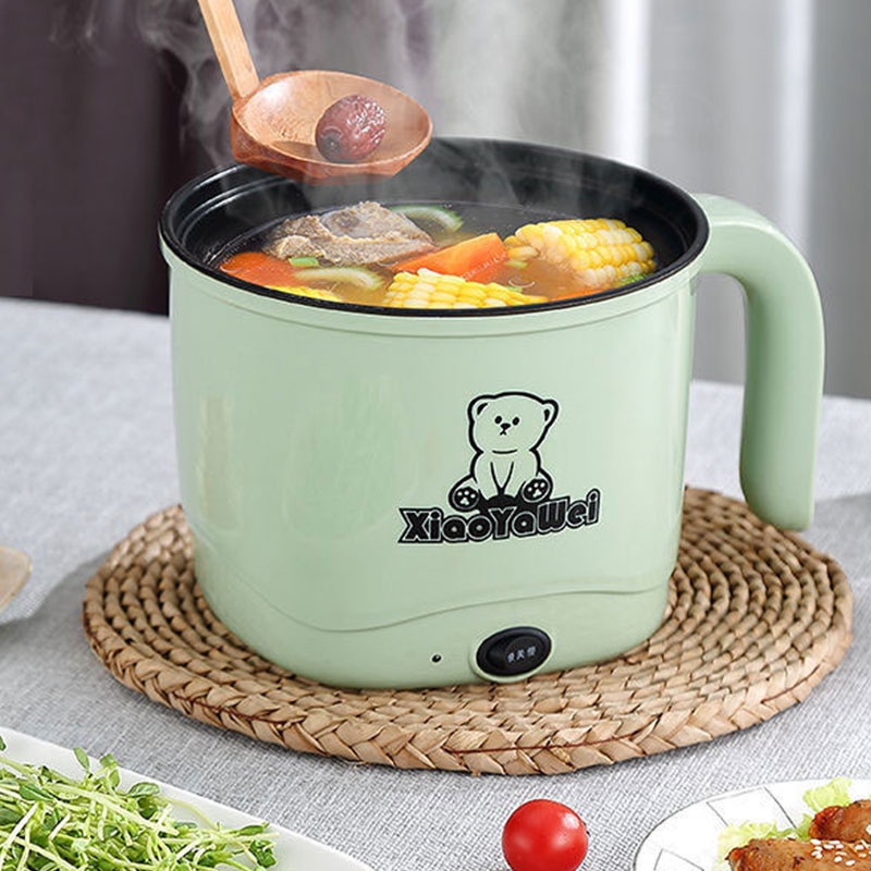Nồi cơm điện mini Kaimeidi hai tốc độ chỉnh được đa năng cho luộc nấu ăn đun sôi trong ký túc xá