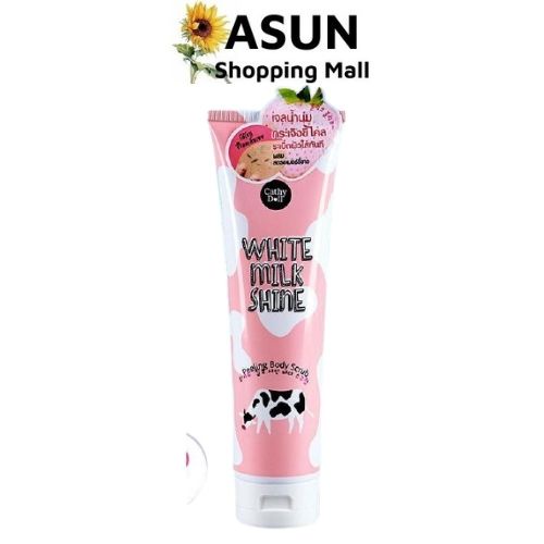 {Cam Kết Chính Hãng} Gel Tẩy Tế Bào Chết Toàn Thân Cathy Doll Sữa Bò White Milk Shine 320ml