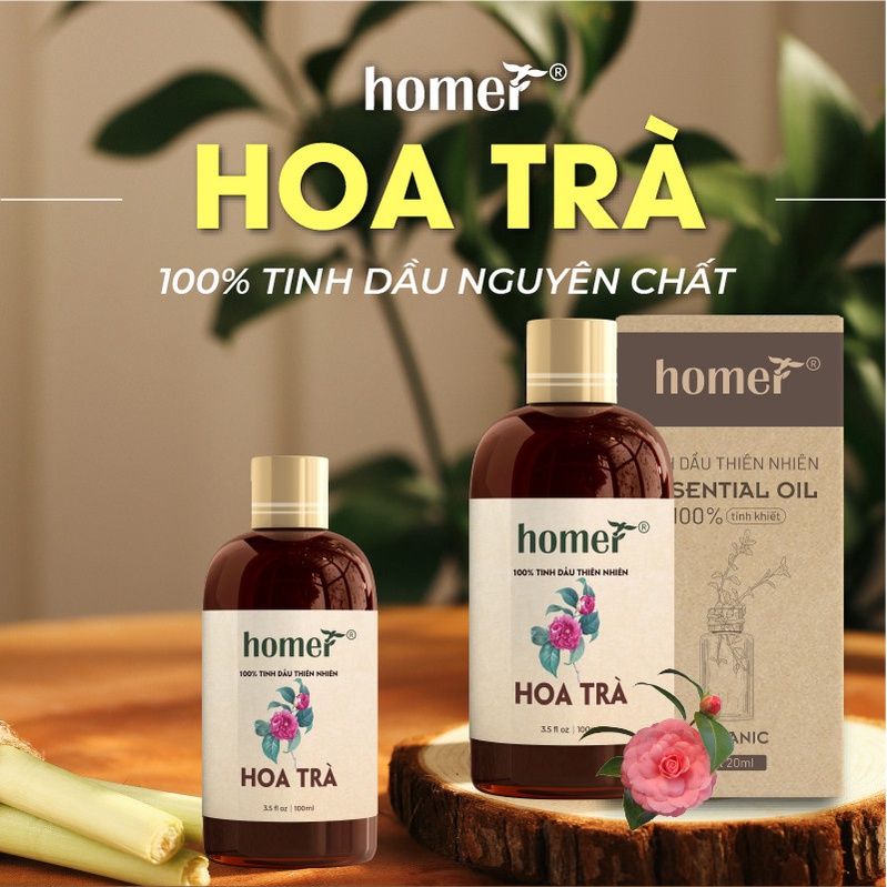 Tinh dầu Hoa Trà Nhật Bản Homer - Camellia Essential Oil