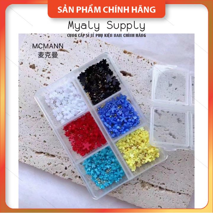 Charm Hoa Nhí Hoa Sứ Nail Các Màu