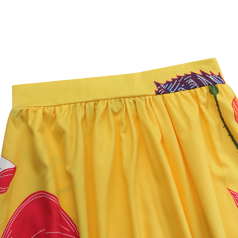 Chân Váy Dài CELMIA Lưng Cao In Họa Tiết Hoa Thanh Lịch Dành Cho Nữ | BigBuy360 - bigbuy360.vn