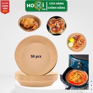 Giấy Nến Lót Nồi Chiên Không Dầu Giấy Nến Thực Phẩm Nướng Bánh Dạng Tròn