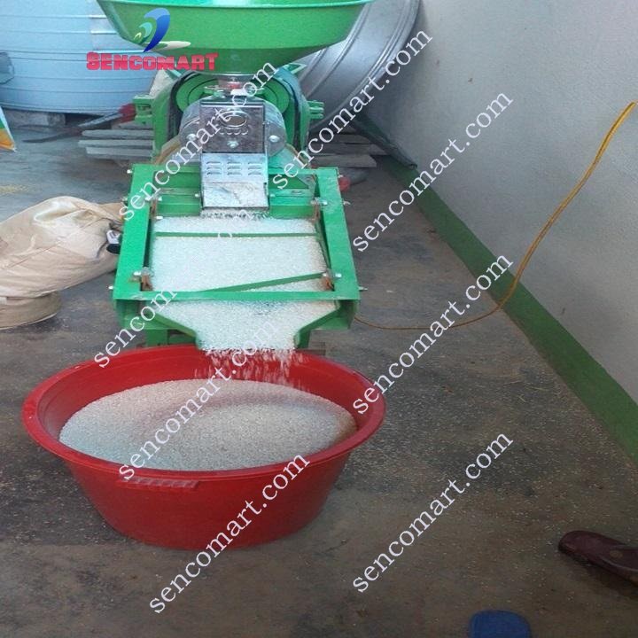 Máy xát lúa thành gạo trắng trong 1 lần xay - Máy nghiền bột