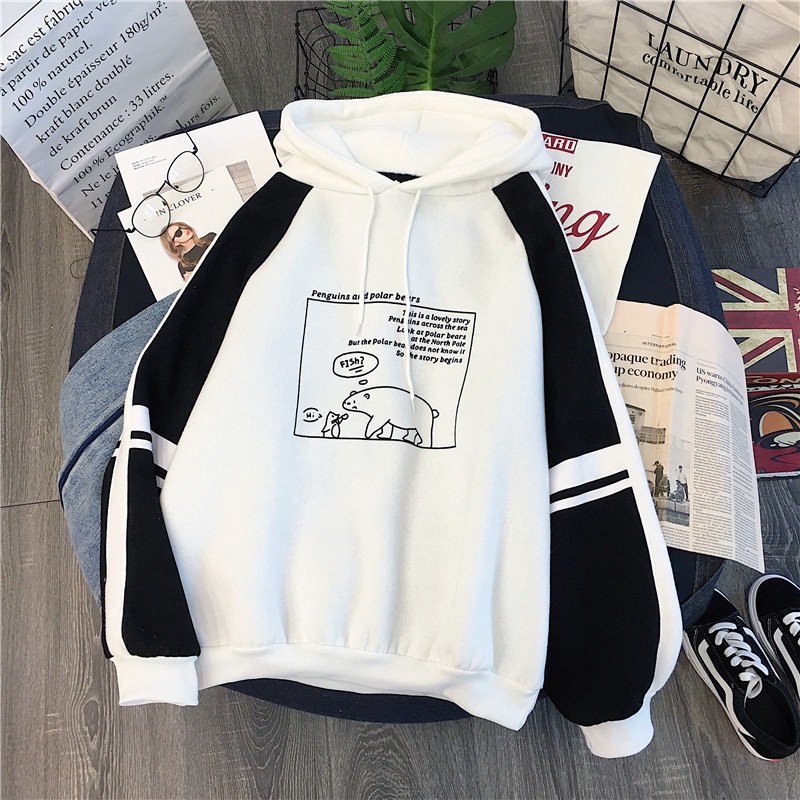 Sale 70% Áo hoodie nữ kiểu dáng thời trang phong cách Hàn Quốc,  Giá gốc 233,000 đ - 110B66