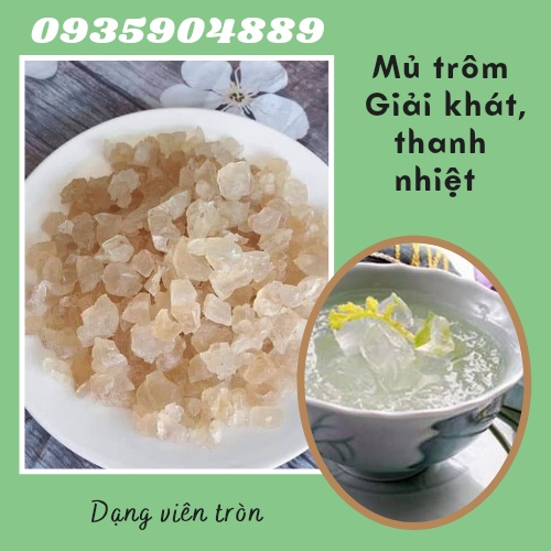 300gr mủ trôm sạch loại viên tròn/hạt lựu dùng làm nước giải khát rất mát cơ thể