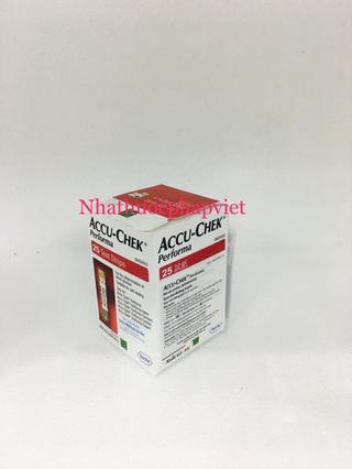 Que thử tiểu đường Accu check performa 25 que