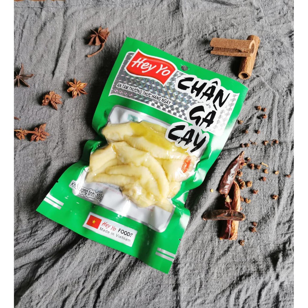 Chân gà cay hương vị YU YU 80g bản Việt - Hey Yo x Ebe Eden - Vị cay đặc biệt | BigBuy360 - bigbuy360.vn