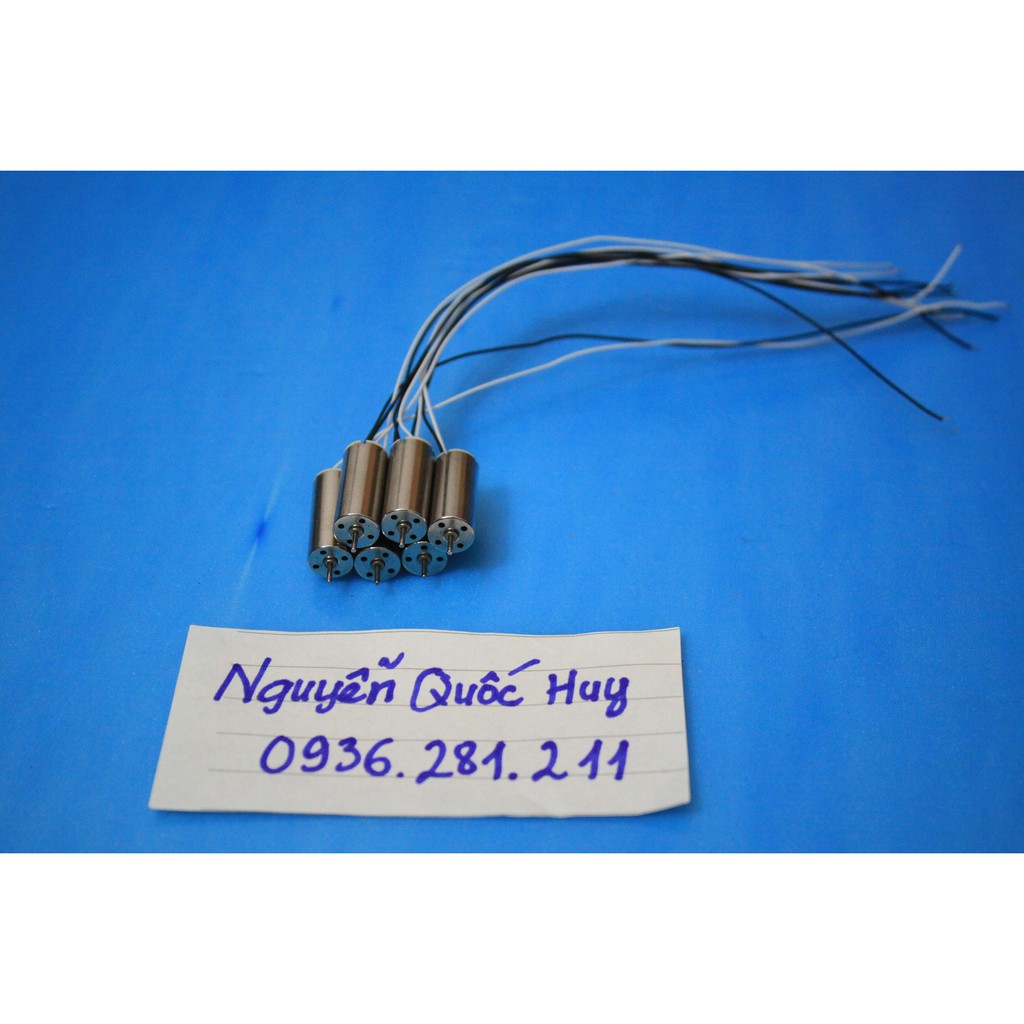 Motor coreless 8520 - 8523. Trục 1mm - 1.2mm (KHÔNG kèm cánh quạt)