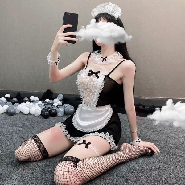 Cosplay hầu gái anime sexy quyến rũ váy đồ ngủ người hầu maid đen kèm tạp đáng yêu gợi cảm BIKI HOUSE N776 - HCM | BigBuy360 - bigbuy360.vn