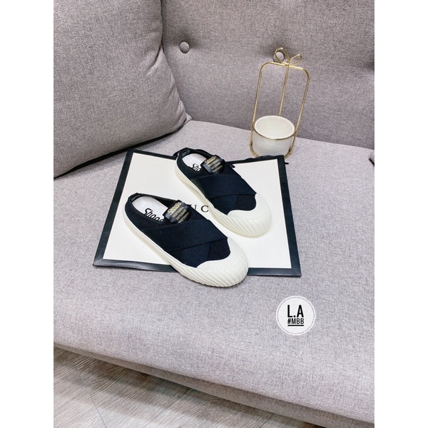 Giày sục chun chéo pha mũi êm mềm dễ đi