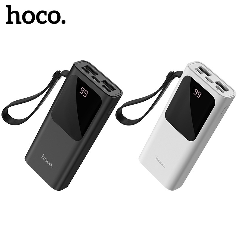 Pin Sạc Dự Phòng Cao Cấp HOCO - J41 Chính Hãng 10000mah 2 Cổng Ra USB DC5V/2A