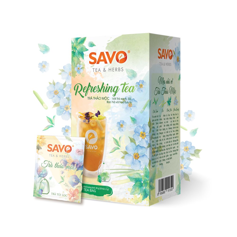 Trà Thảo Mộc SAVO hoa cúc, Loving Tea, Warming Tea, Cooling Tea, Refreshing Tea