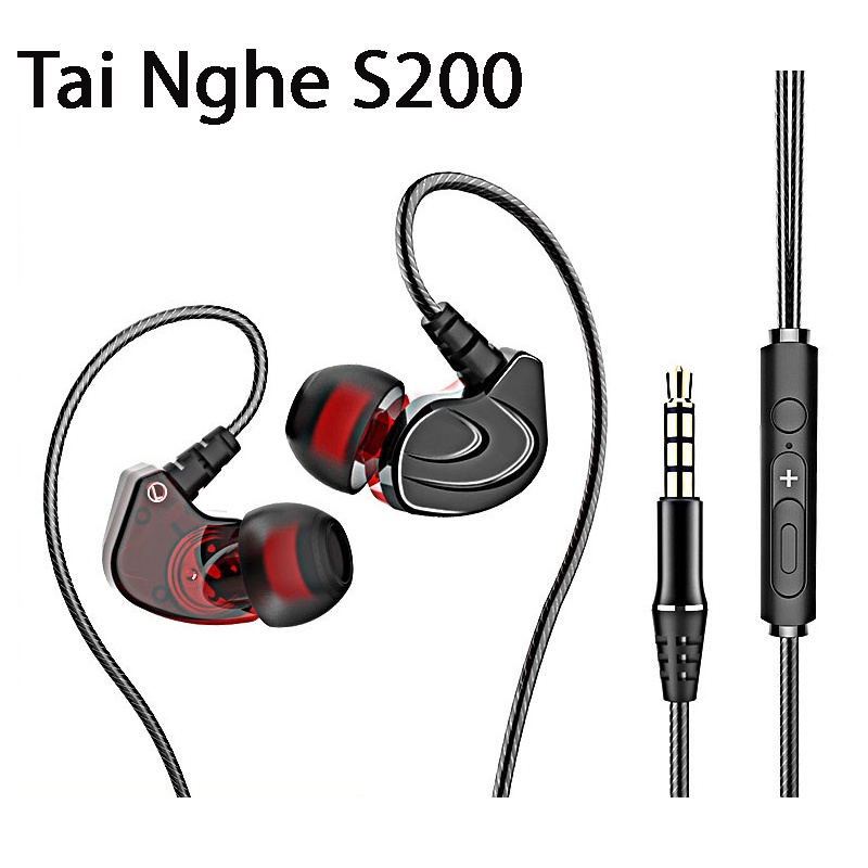 Tai Nghe Gaming S2000 Chơi Game Chống Ồn Có Mic In Ear Cho PC và các dòng điện thoại