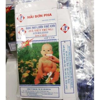 Gạc rơ lưỡi Hải sơn pha trẻ em