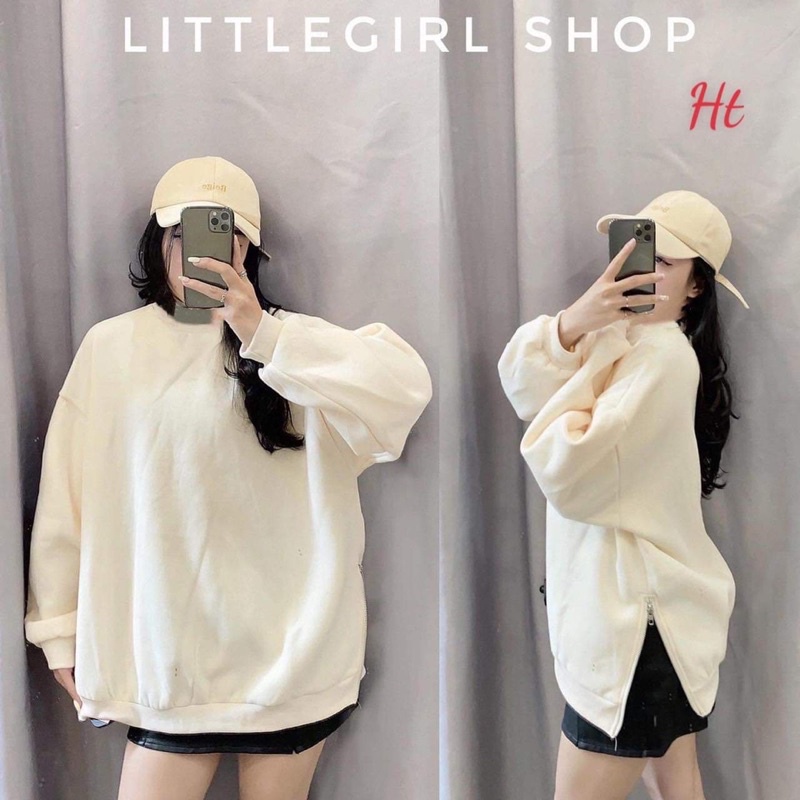 Áo Swearter nỉ cotton khoá hông H2A