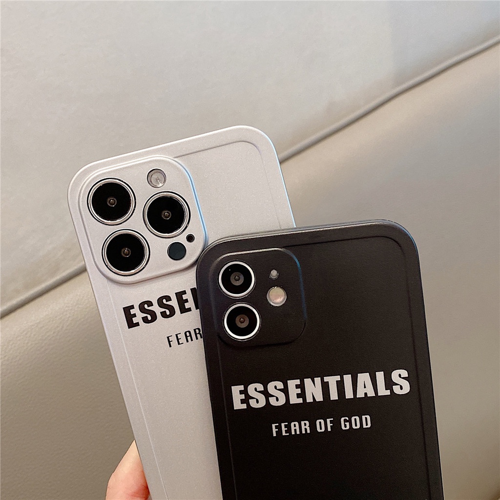 Ốp Điện Thoại Nhựa Cứng Mạ Màu ESSENTIALS FEAR OF GOD Cho iPhone15 14 13 12 mini 11 PRO MAX 6 / 6s 7 / 8plus SE2 X / XS XR XSMAX #Hg4904