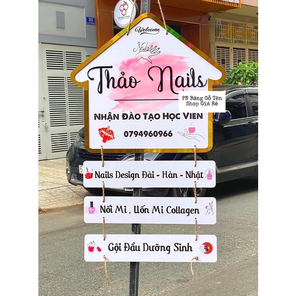 Bảng Gỗ Treo Shop - Bảng Gỗ Decor - Bảng Gỗ Giá Rẻ Tphcm-Decor Theo Yêu Cầu Khách Hàng
