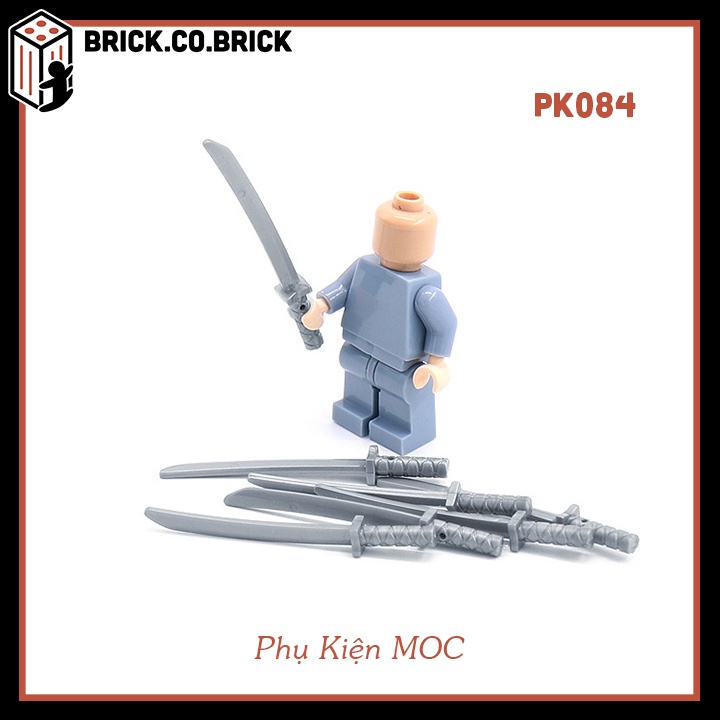 Phụ Kiện Gươm Kiếm Katana Mini MOC Minifigure Army Vũ Khí Đồ Chơi Lắp ráp bằng Nhựa PK084