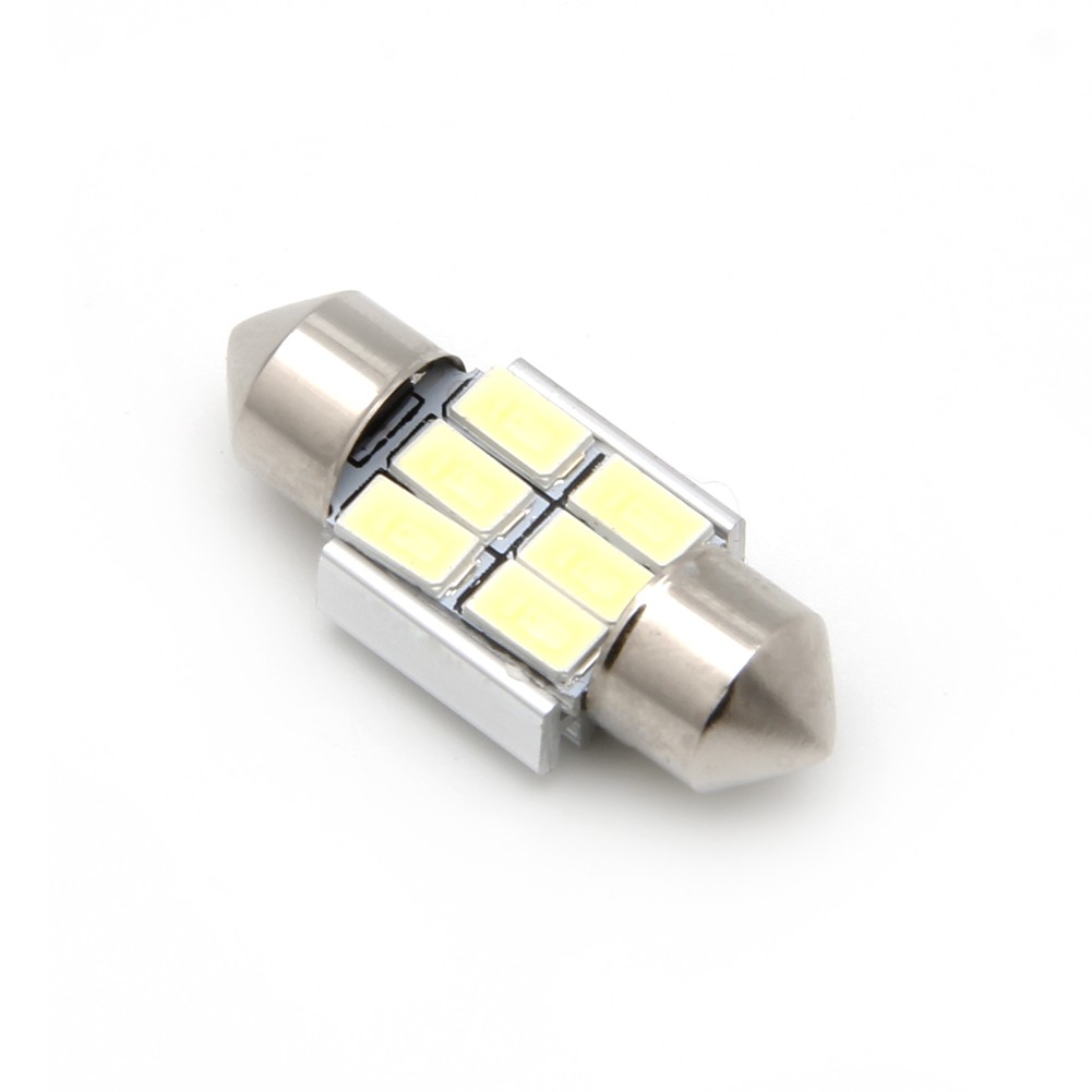 DC Bóng Đèn Led 6 Bóng 5630 Smd 31mm Dc 12v Trang Trí Nội Thất Xe Hơi