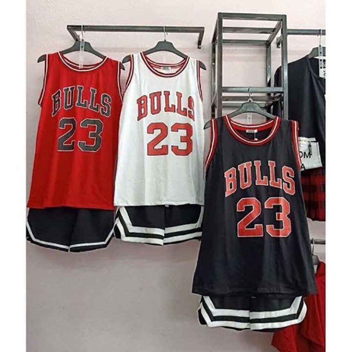 Áo bóng rổ Bulls 23 thời trang nam nữ unisex mặc mùa hè, chất liệu cotton organic mềm mịn mát in 3D phong cách Hàn Quốc