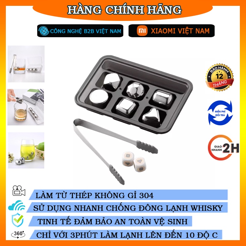 Đá lạnh vĩnh cửu Xiaomi Circle Joy 304 hộp 6 viên hàng chính hãng Xiaomi