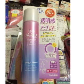 Xịt chống nắng skin aqua tone up