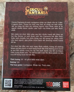 Board Game Circus Fantasia