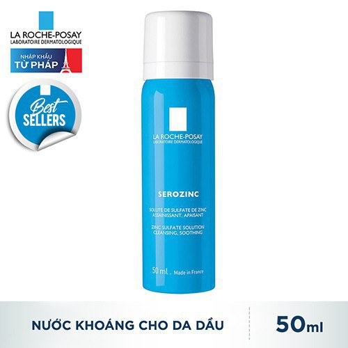 [Chuẩn auth 100%, đủ bill, đi air ✈️] [NHẬP KHẨU 2021] Nước khoáng giúp làm sạch và dịu da La Roche-Posay Serozinc 50ml